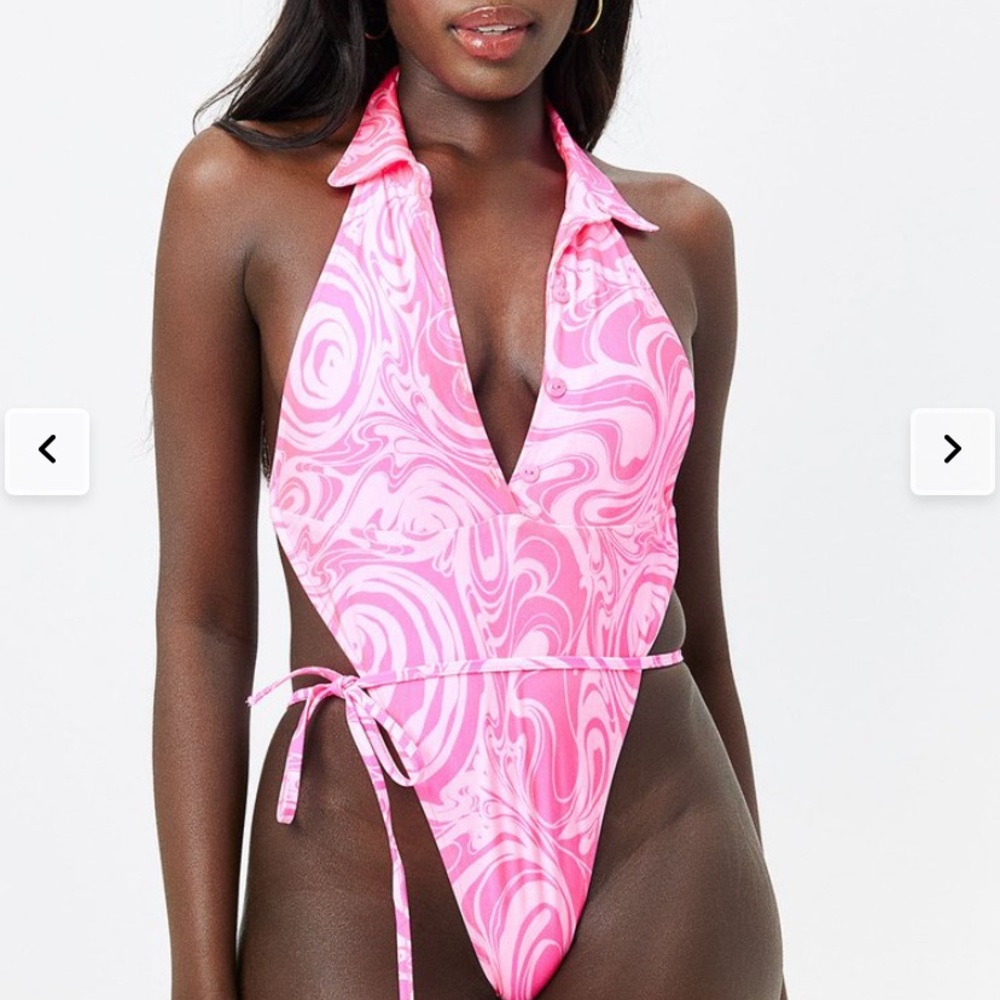 Frankie’s Bikinis One Piece Swimsuit
